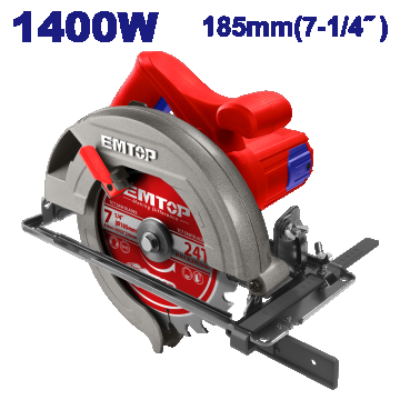 Fierăstrău Circular Electric 1400W, 185mm - ECSW1852, EMTOP