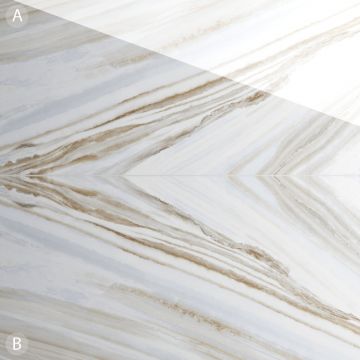 Gresie exterior / interior portelanata Inox White Bookmatch B  60 x 120 cm  lucioasa  rectificata  tip marmura