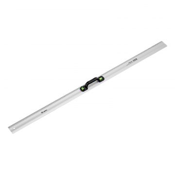 Nivela metalică, 1200 mm, cu mânere din plastic și 2 ochi - MATRIX