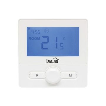 Termostat Digital WiFi THE25W cu 3 Moduri, Programare Zilnica si Detectie Deschidere Ferestre