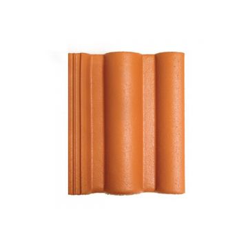 Tigla beton Romana Bramac  rosu-caramiziu  330 x 420 mm
