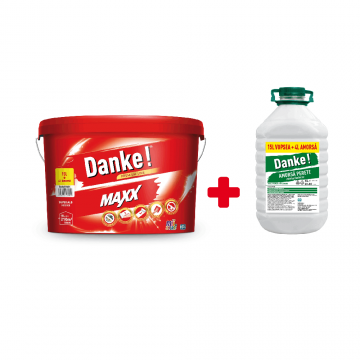 Vopsea lavabila pentru interior Danke Maxx 15 L + amorsa 4 L