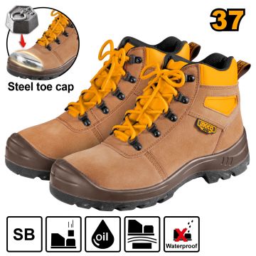 Bocanci de Protectie Maro 37 (Nou)