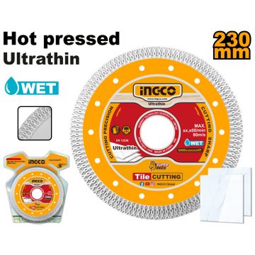 Disc Diamantat Continuu Ultra Subtire 230x1.4mm Industrial