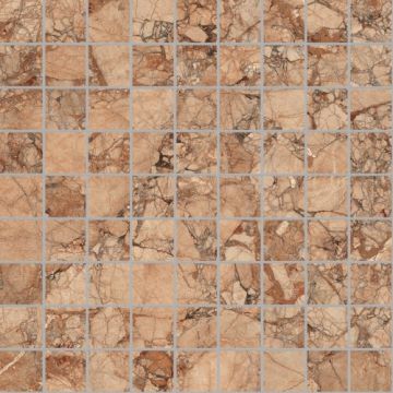 Gresie/Faianta Ragno Incanto Mosaico Glossy 30x30 - Culoare Breccia Pernice