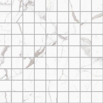 Gresie/Faianta Ragno Incanto Mosaico Glossy 30x30 - Culoare Statuario Venato