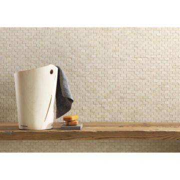 Gresie/Faianta Ragno Realstone_Jerusalem Mosaico Spaccatella Slip-Stop 30x30 - Culoare Avorio Jerusalem