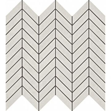 Gresie/Faianta Ragno Realstone_Slate Freccia Mosaico Mat 37x41 - Culoare Slate Ice