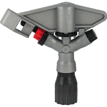 Aspersor suprateran cu impact din plastic,duza 6.5 mm, 1 tol, gri