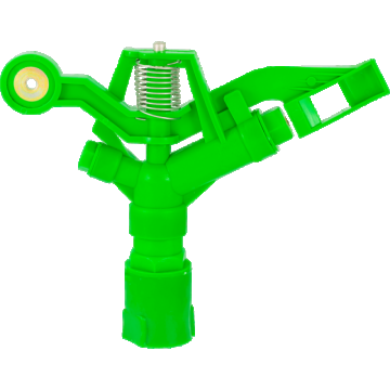Aspersor suprateran cu impact din plastic,duza 8mm, 1 tol, verde