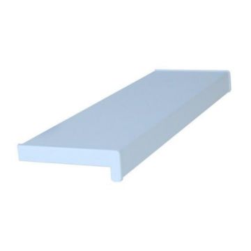 Glaf PVC pentru interior, alb, 250 x 3000 mm