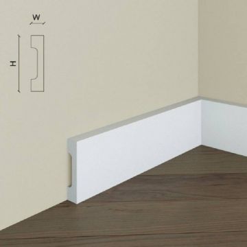 Plinta duropolimer Elegance Decor S3, 7x1.6x200 cm - Dimensiune 7x200 cm