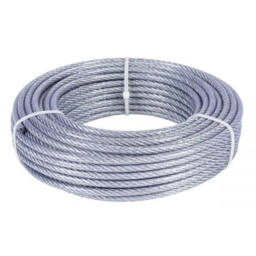 Rola 25 m cablu otel zincat, diametru 3mm,Micul Fermier