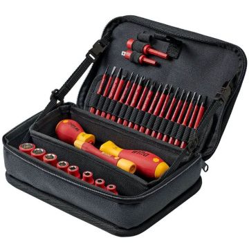 Set biti si tubulare VDE Wiha 43465, 32 piese
