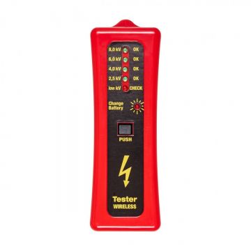 Tester tensiune gard electric 2,5-8 kV, fără împământare, alimentat cu baterie 9V
