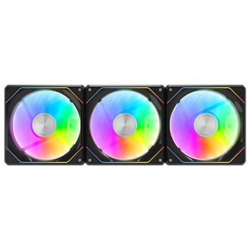 Ventilator Carcasa Gauss G24 3in1  120mm 52.96CFM 33.55dBA 2000RPM RGB Negru
