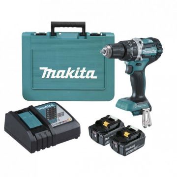 DHP484RTE Masina de gaurit si insurubat cu percutie Li-Ion 18V 60Nm + 2 x acumulator 5Ah + incarcator