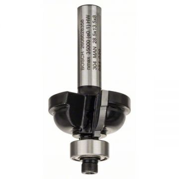 Freza Pentru Realizarea Muchiilor F 8mm R1 6.3mm D 28.5mm L 13.2mm G 54