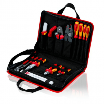 Geanta compacta electricieni KNIPEX 00 21 11, 12 piese