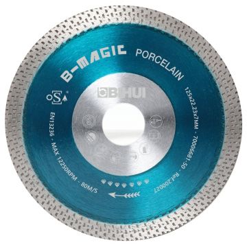 Disc Diamantat pt. Portelan dur, Placi ceramice 125x22.2 (mm) Super Premium - BIHUI-DCDW125