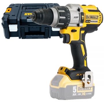 DeWalt  DCD996NT - Masina de gaurit si insurubat cu percutie fara acumulatori si incarcator Li-Ion 18 V - Ah 95 Nm motor fara perii led iluminare valiza speciala