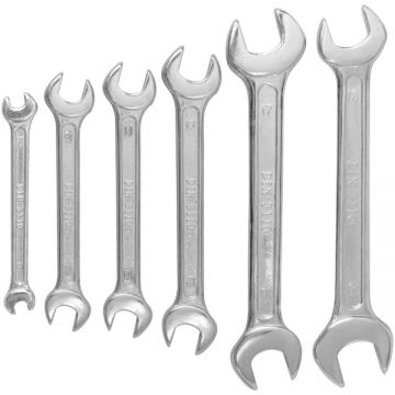 Evotools  675455 - Set 6 chei fixe 6-17  mm chei duble