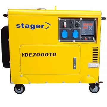 Stager  YDE7000TD - Generator de uz general 5.7 kW Stager YD186FAG - CP 14.5  l pornire electrica monofazat