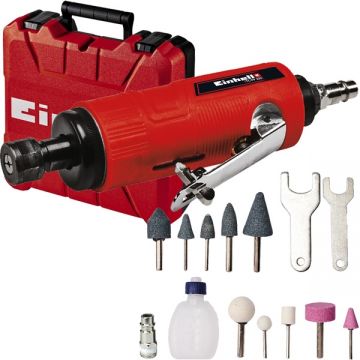 Einhell  TC-PP 220 - Polizor drept pneumatic 3 si 6 mm 6.3 bar 128 l/min valiza plastic accesorii suplimentare