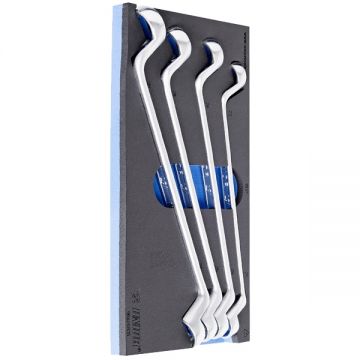 Unior  964/4SOS - Set chei inelare duble cotite 21-32 mm 4 bucati