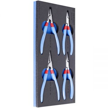 Unior  964/8ASOS - Set clesti inele siguranta 180  mm 4 clesti