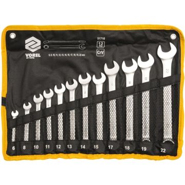 Vorel  51710 - Set chei combinate 6-22 mm 12 bucati