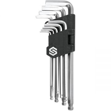 Vorel  56475 - Set imbusuri 2.5-10 mm 9 bucati cap sferic