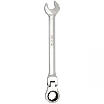 Yato  YT-1674 - Cheie combinata 8 mm clichet reversibil tija articulata