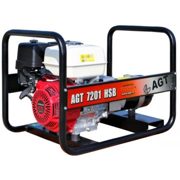 AGT  7201 HSB - Generator de uz general - kW Honda GX 390 13 CP 6.1  l pornire mecanica monofazat