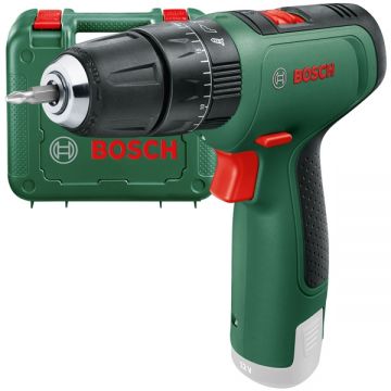 Bosch  EasyImpact 1200 - Masina de gaurit si insurubat cu percutie cu 1 acumulator Li-Ion 12 V 1.5 Ah 30 Nm led iluminare valiza plastic