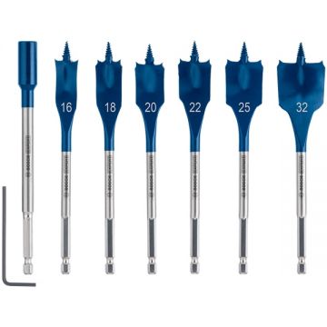 Bosch  EXPERT SelfCut Speed - Set burghie plate 16-32  mm tija hexagonala 7 bucati