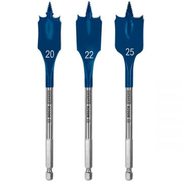 Bosch  EXPERT SelfCut Speed - Set burghie plate 20-25  mm tija hexagonala 3 bucati