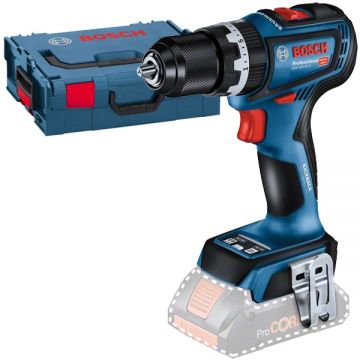 Bosch  GSB 18V-90 C - Masina de gaurit si insurubat cu percutie fara acumulatori si incarcator Li-Ion 18 V - Ah 64 Nm motor fara perii valiza speciala