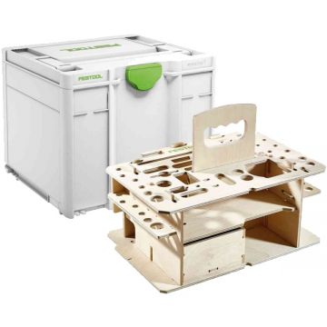 Festool  SYS3 HWZ M 337 - Valiza speciala SYSTAINER 275x296x389 mm gama mixta de scule