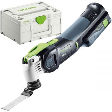 Festool  VECTURO OSC 18 HPC 40 EI-Plus - Multicutter cu 1 acumulator Li-Ion 18 V 4 Ah valiza speciala