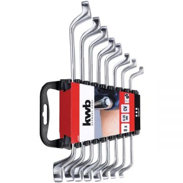 Kwb  49440390 - Set chei inelare duble cotite 6-20 mm 8 bucati