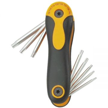 LumyTools  LT56509 - Set chei cu profil TORX (cu gaura) TR9-TR40 8  bucati