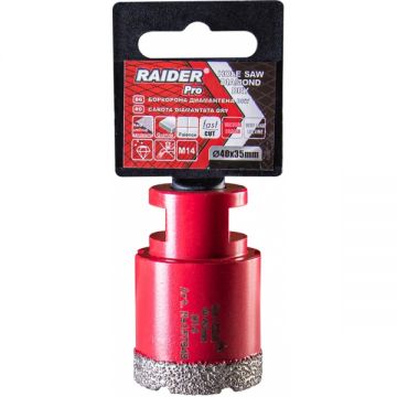 Raider  157848 - Carota diamantata polizor unghiular 40x35 mm