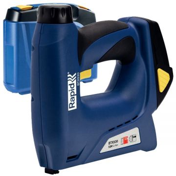 Rapid  Rapid BTX530 - Capsator cu 1 acumulator Li-Ion 7.2 V 1.3 Ah 11.4 mm