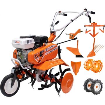 Ruris  DAC 7000ACC3 - Motosapa General Engine - 7 CP 560-830 mm 3 viteze (2 inainte + 1 inapoi) benzina fara plumb accesorii