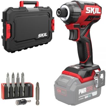 Skil  3225 JA - Masina de insurubat cu impact fara acumulatori si incarcator Li-Ion 20 V - Ah 250 Nm - valiza plastic accesorii