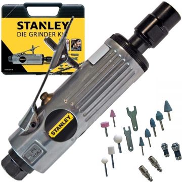 Stanley  160153XSTN - Polizor drept pneumatic 3 si 6 mm 6 bar 170 l/min valiza plastic