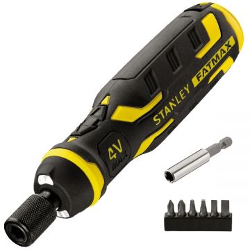 Stanley  FMHT66719-0 - Masina de insurubat cu 1 acumulator Li-Ion 4 V 1.5 Ah 0.9 Nm accesorii