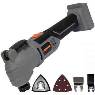Sthor  78151 - Multicutter fara acumulatori si incarcator Li-Ion 20 V - Ah accesorii