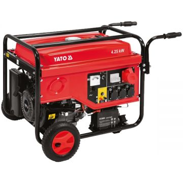 Yato  YT-85460 - Generator de uz general 4.25 kW Yato CP188F 7.37 CP 25  l pornire mecanica monofazat